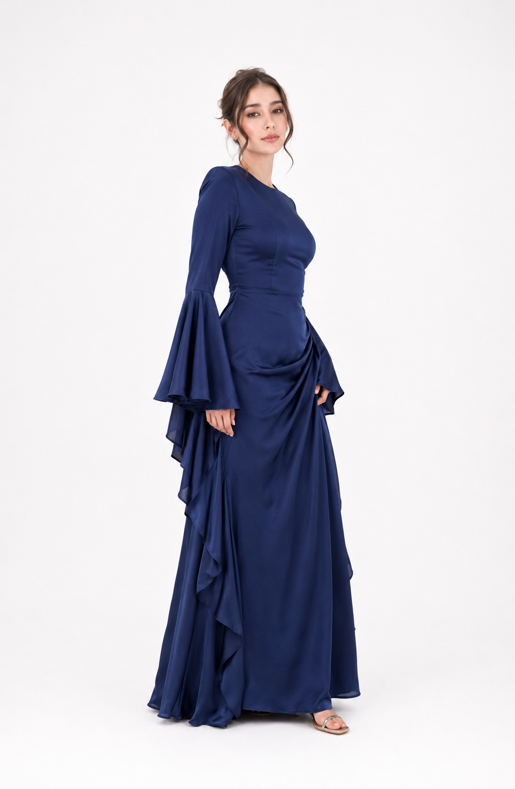 Dubai Celestine Cape Gown Jovera Joyce