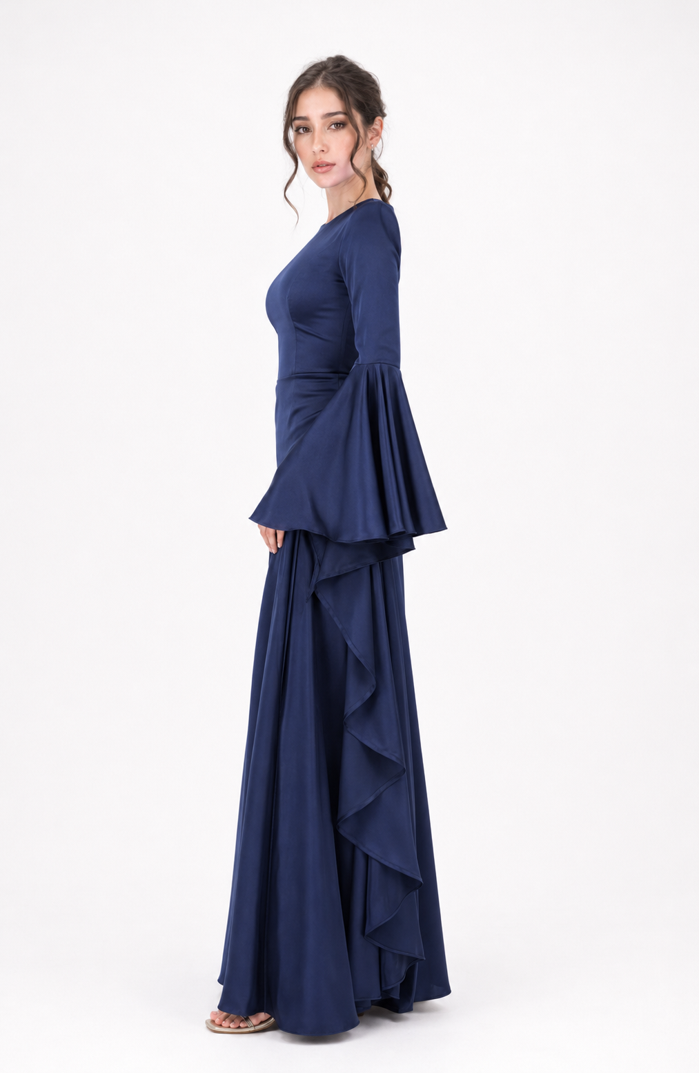 Dubai Celestine Cape Gown Jovera Joyce