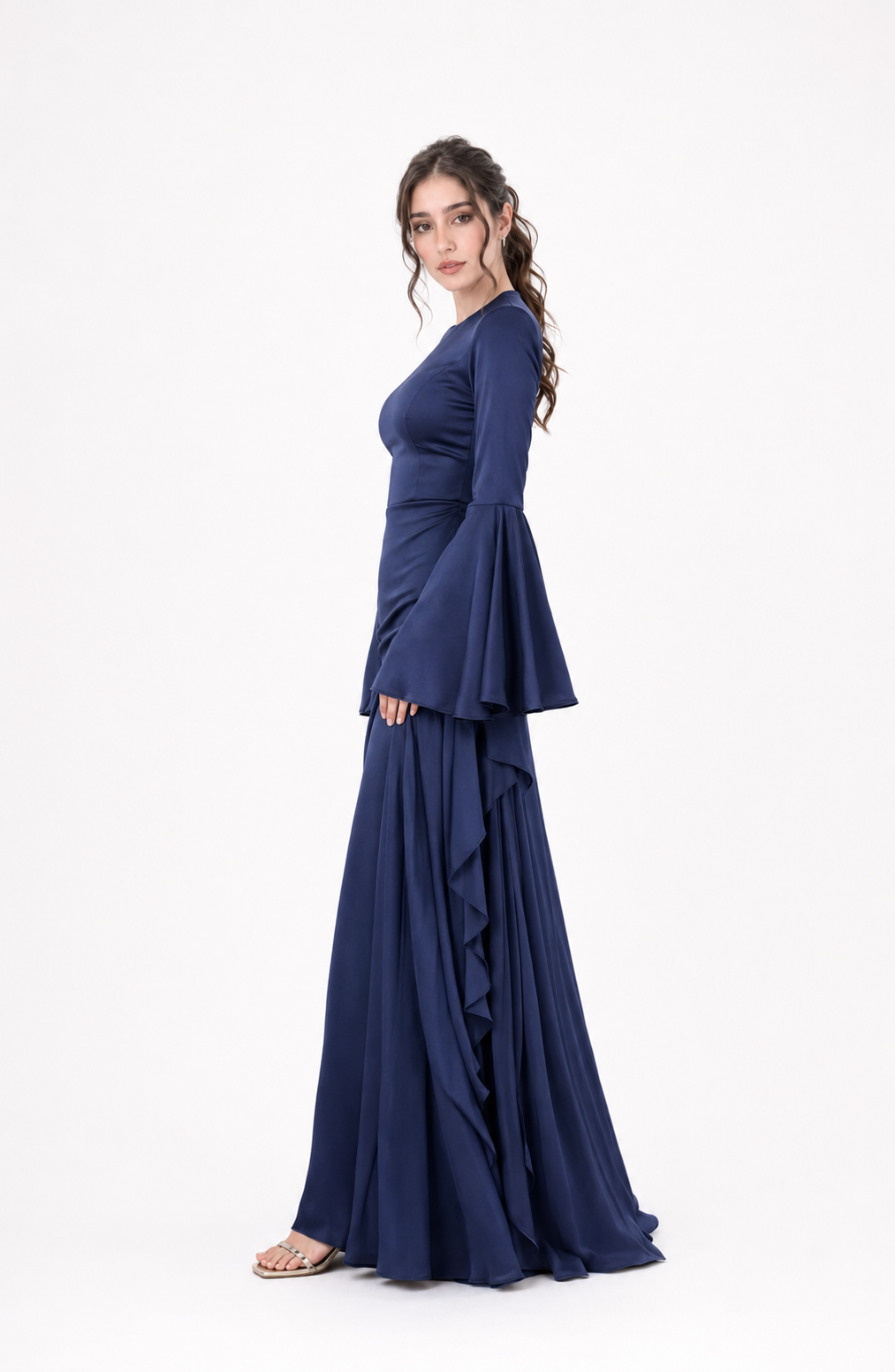 Dubai Celestine Cape Gown Jovera Joyce