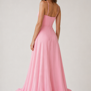 Etoile Ruffle Chiffon Dress Jovera Joyce