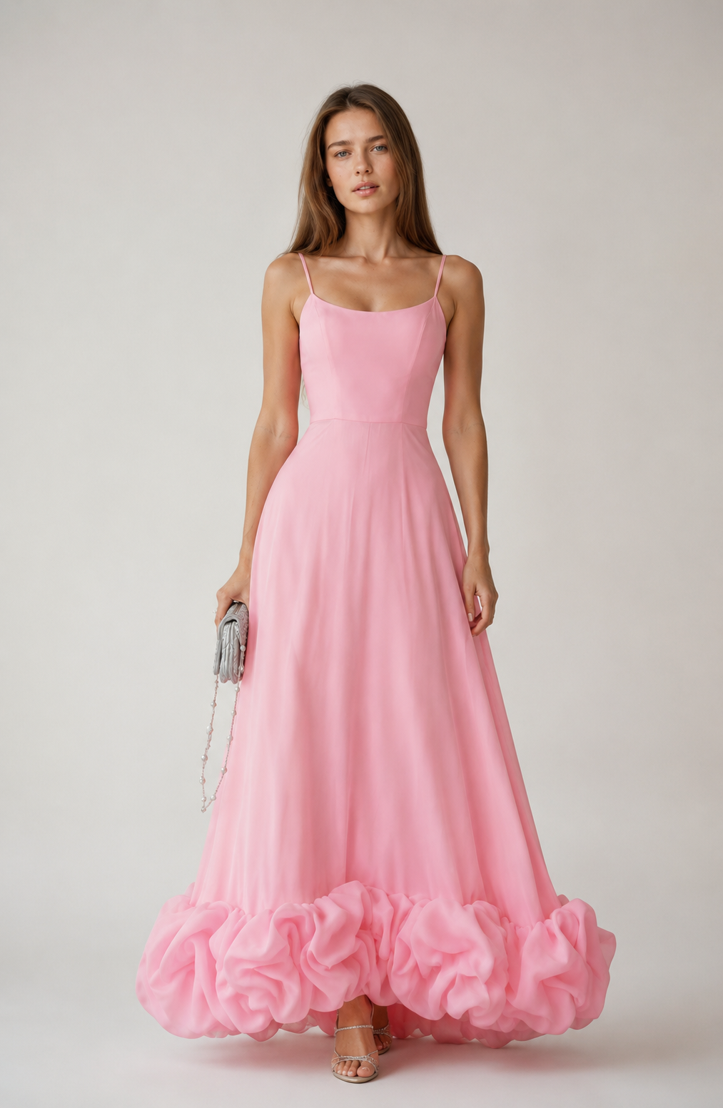 Etoile Ruffle Chiffon Dress Jovera Joyce