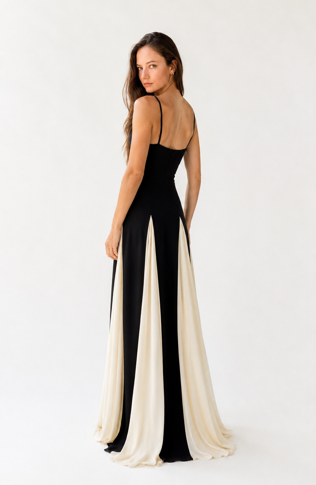 Noir Elysee Contrast Gown Jovera Joyce