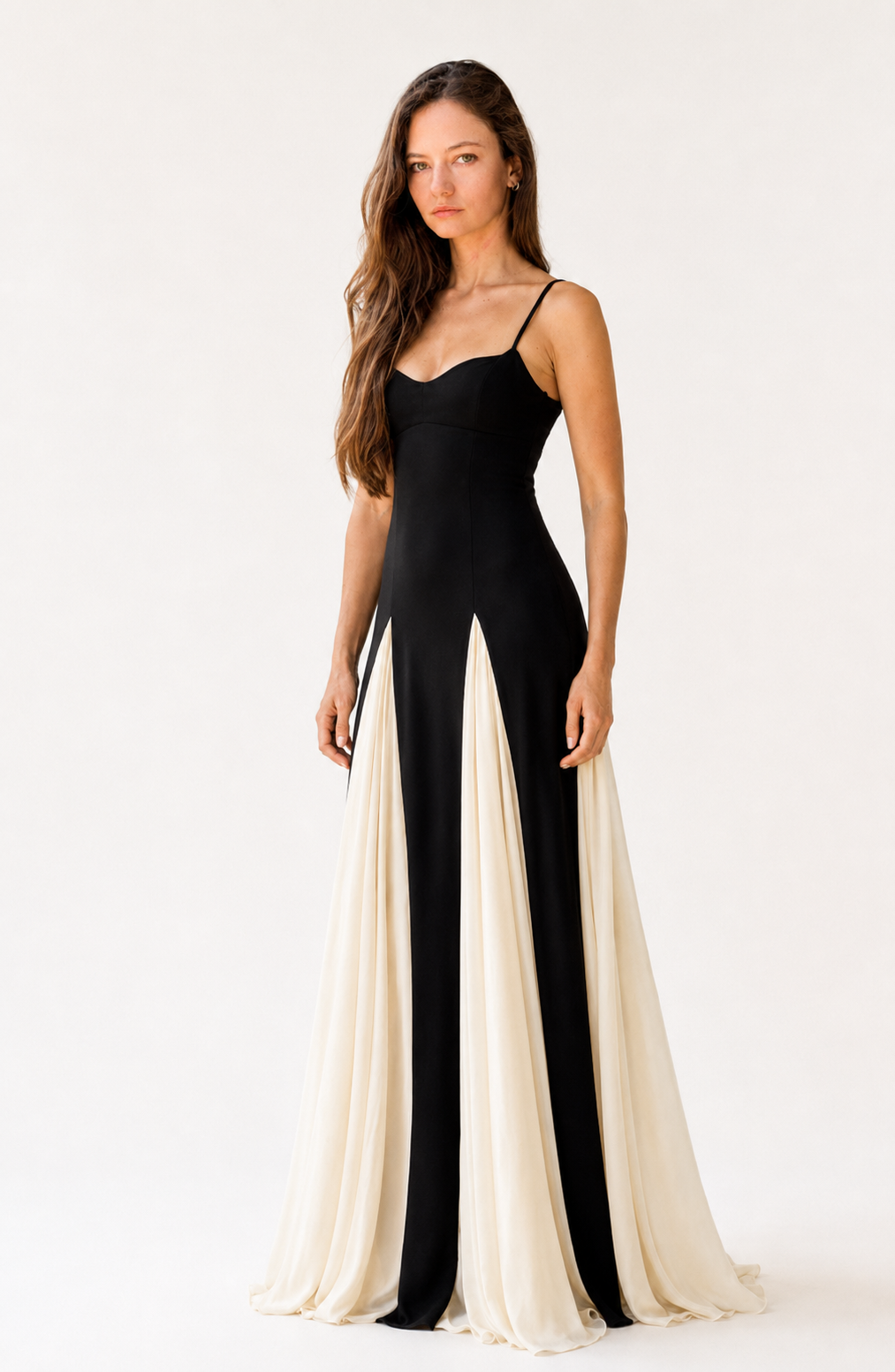 Noir Elysee Contrast Gown Jovera Joyce