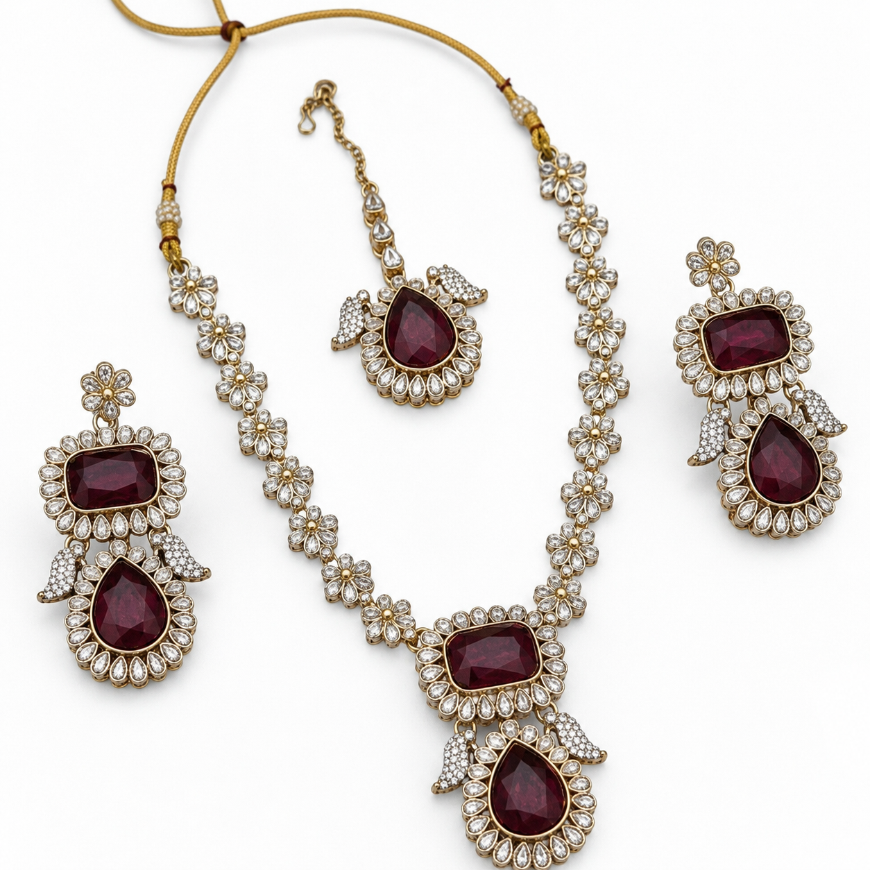 Joyce Mehrunisa Kundan Pearl Bridal Jewellery Set Jovera Joyce