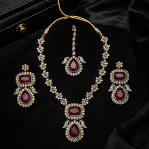 Joyce Mehrunisa Kundan Pearl Bridal Jewellery Set Jovera Joyce