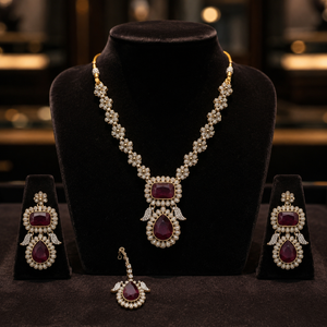 Joyce Mehrunisa Kundan Pearl Bridal Jewellery Set Jovera Joyce