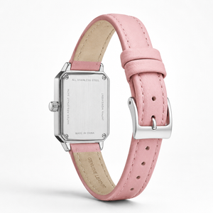 Artistic Silver Case Square Thin Strap Roman Women's Quartz Watch Jovera Joyce