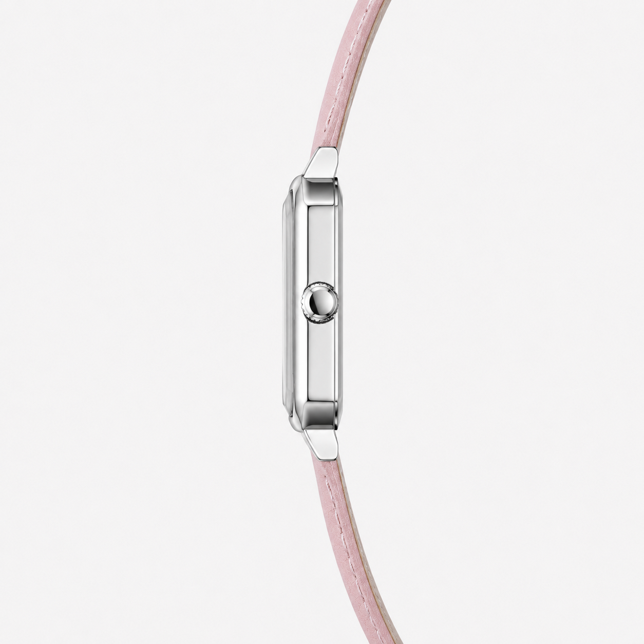 Artistic Silver Case Square Thin Strap Roman Women's Quartz Watch Jovera Joyce