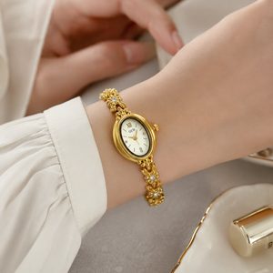 Luxury Floral Crystal Bracelet Watch for Women – Elegant Oval Dial Jewellery Watch Jovera Joyce