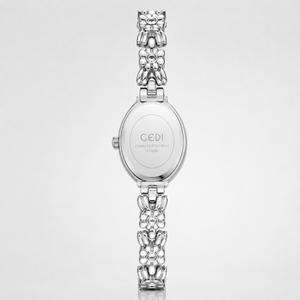 Luxury Floral Crystal Bracelet Watch for Women – Elegant Oval Dial Jewellery Watch Jovera Joyce