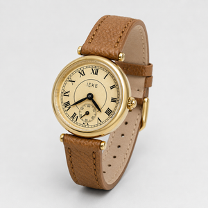 Classic Roman Numeral Leather Strap Luxury Watch Jovera Joyce