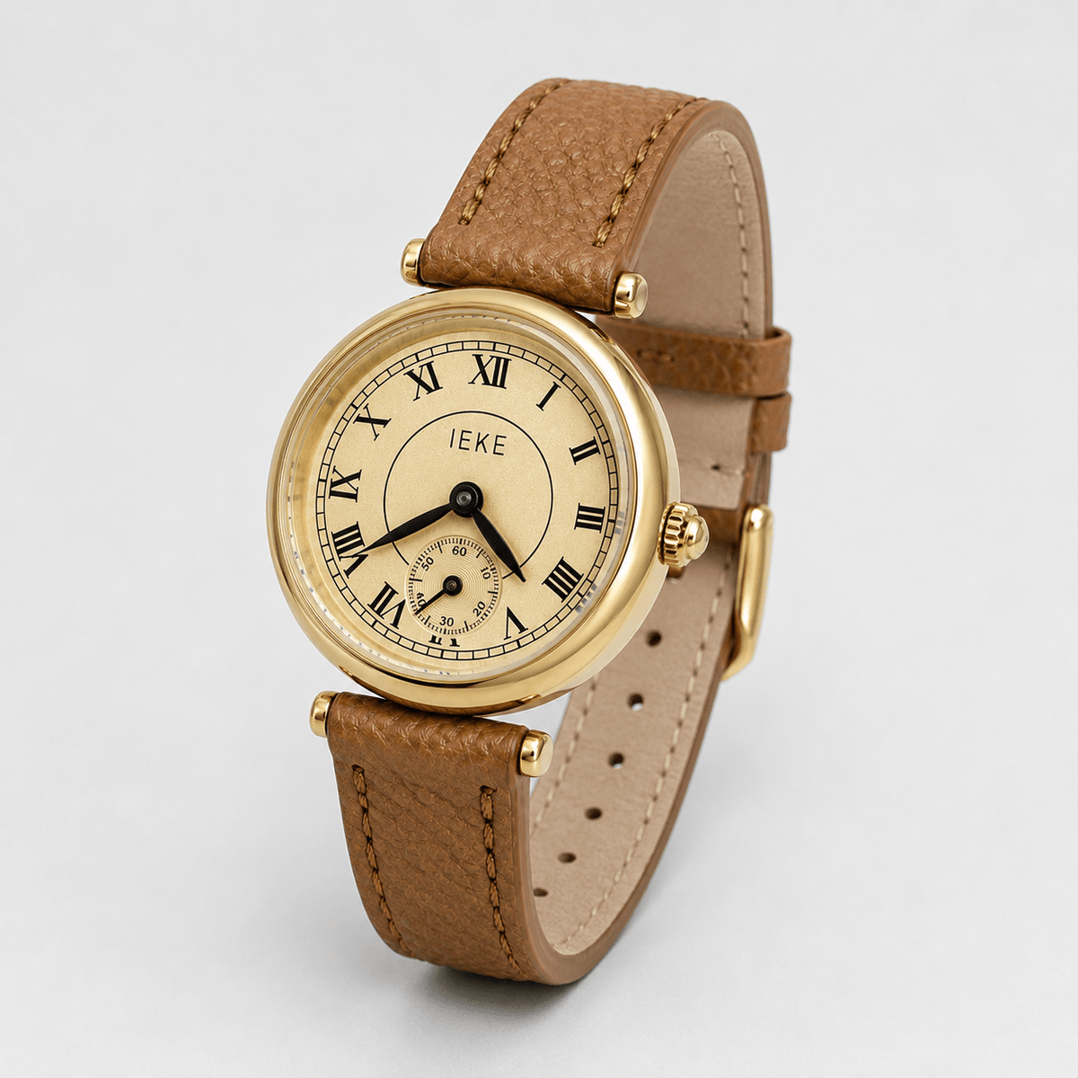 Classic Roman Numeral Leather Strap Luxury Watch - Jovera Joyce