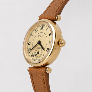 Classic Roman Numeral Leather Strap Luxury Watch Jovera Joyce