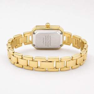 Elegant Crystal Bezel Square Dial Women’s Bracelet Watch Jovera Joyce