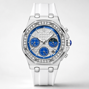 Luxury Crystal Bezel Multi-Dial  Women's Wristwatch Jovera Joyce