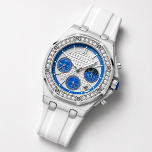 Luxury Crystal Bezel Multi-Dial  Women's Wristwatch Jovera Joyce