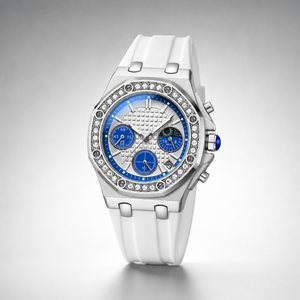 Luxury Crystal Bezel Multi-Dial  Women's Wristwatch Jovera Joyce