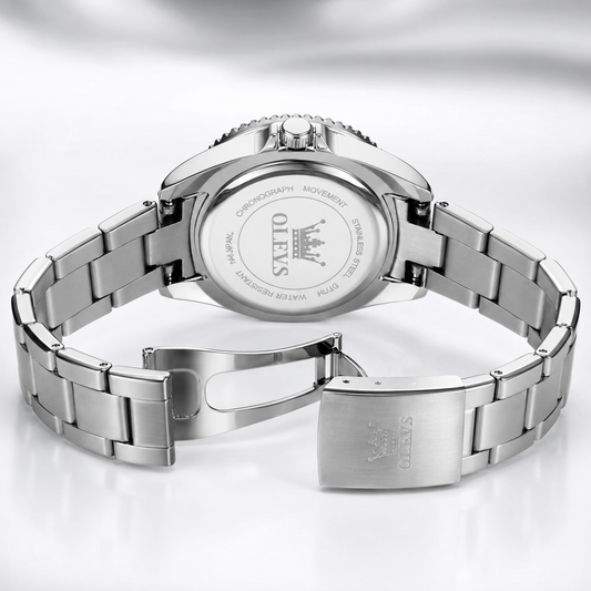 OLEVS Luxury Women’s Quartz Watch with Crystal Bezel. Jovera Joyce