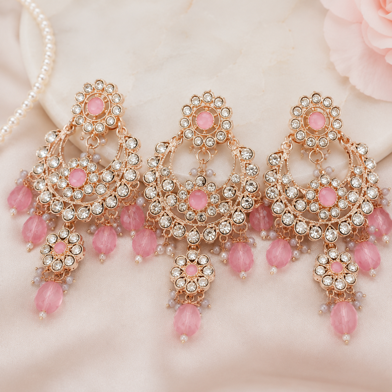 The Rosé Éclat Ceremonial Parure by Jovera Joyce Jovera Joyce