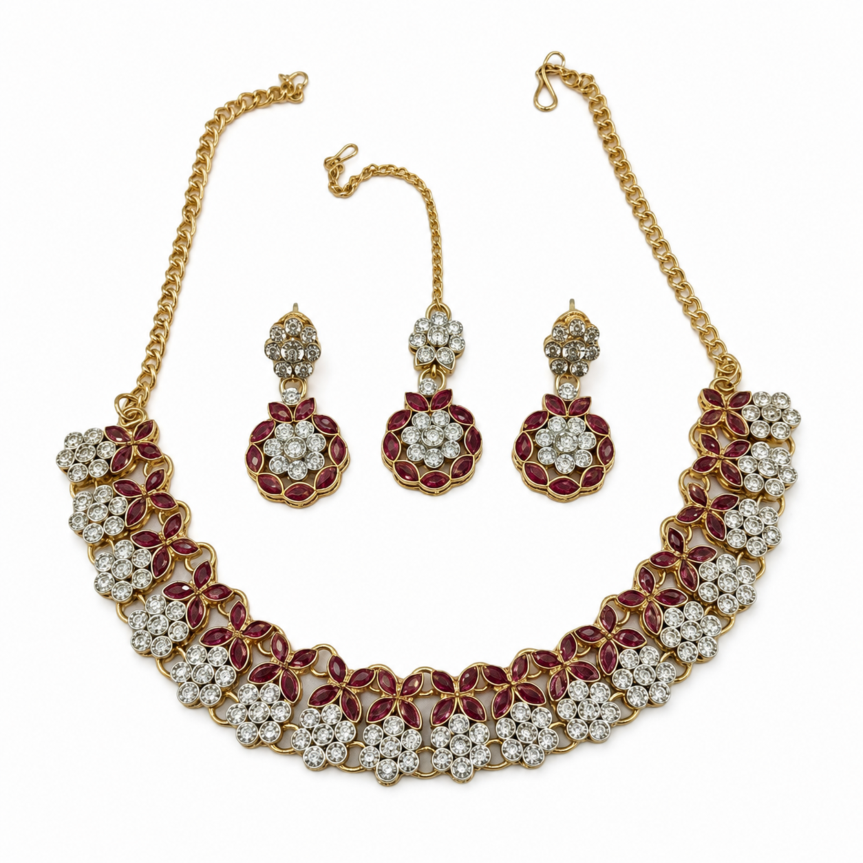 The Rouge Florentine Choker Parure by Jovera Joyce Jovera Joyce