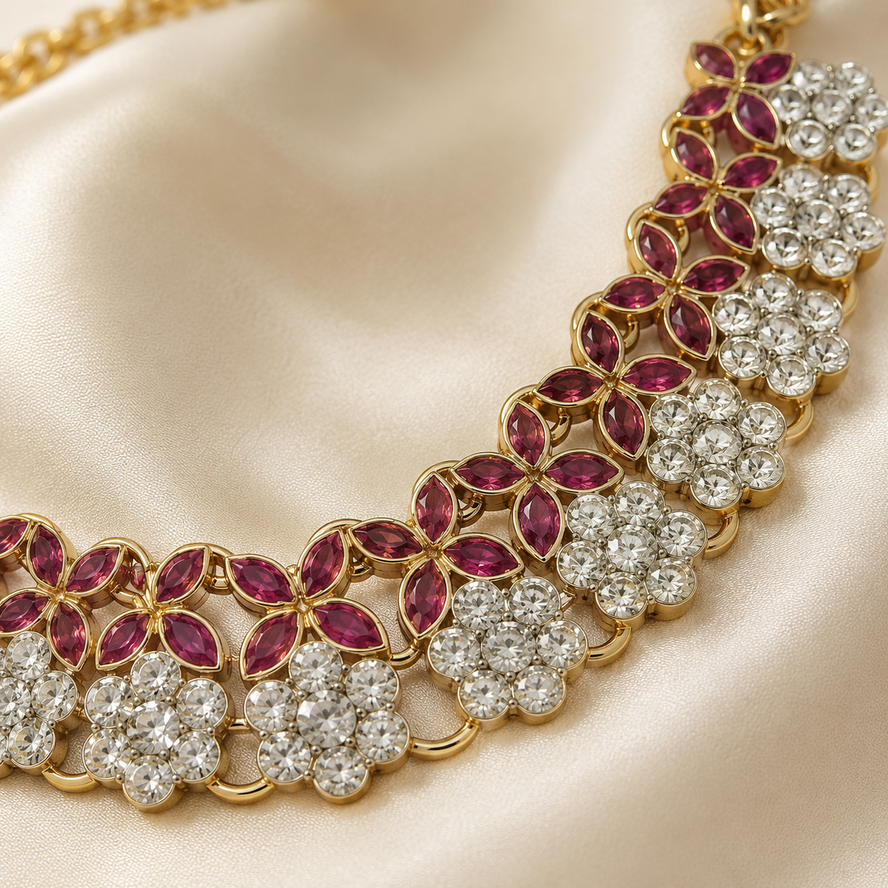 The Rouge Florentine Choker Parure by Jovera Joyce Jovera Joyce
