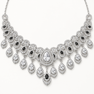 The Noire Lumière Teardrop Parure by Jovera Joyce Jovera Joyce