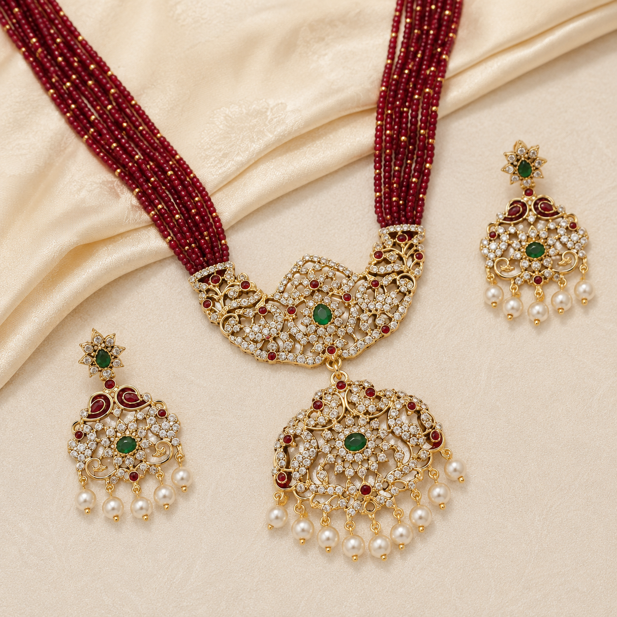 The Marcelline Ruby Court Mala by Jovera Joyce Jovera Joyce