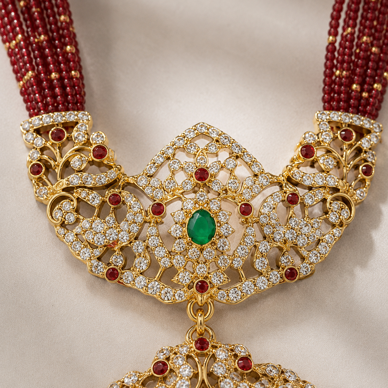 The Marcelline Ruby Court Mala by Jovera Joyce Jovera Joyce
