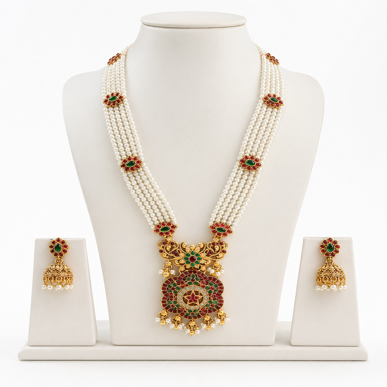 The Padmavati Temple Pearl Mala by Jovera Joyce Jovera Joyce