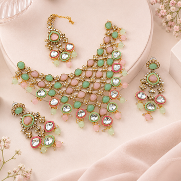 Pink & Light Green