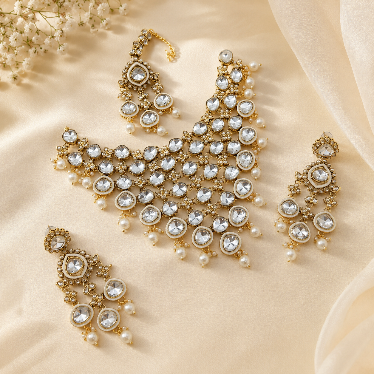 The Navrani Cascade Choker Collection by Jovera Joyce Jovera Joyce