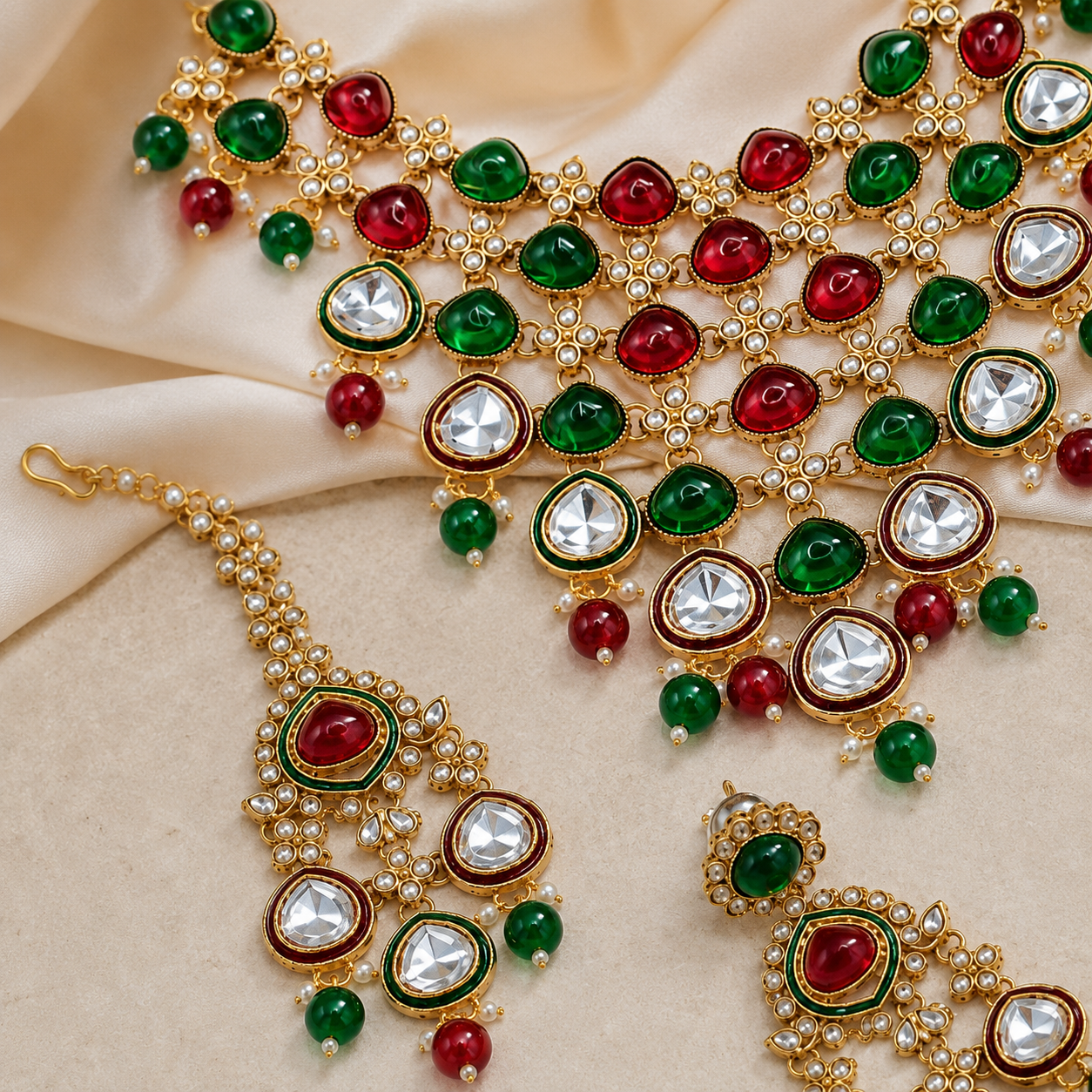 The Navrani Cascade Choker Collection by Jovera Joyce Jovera Joyce