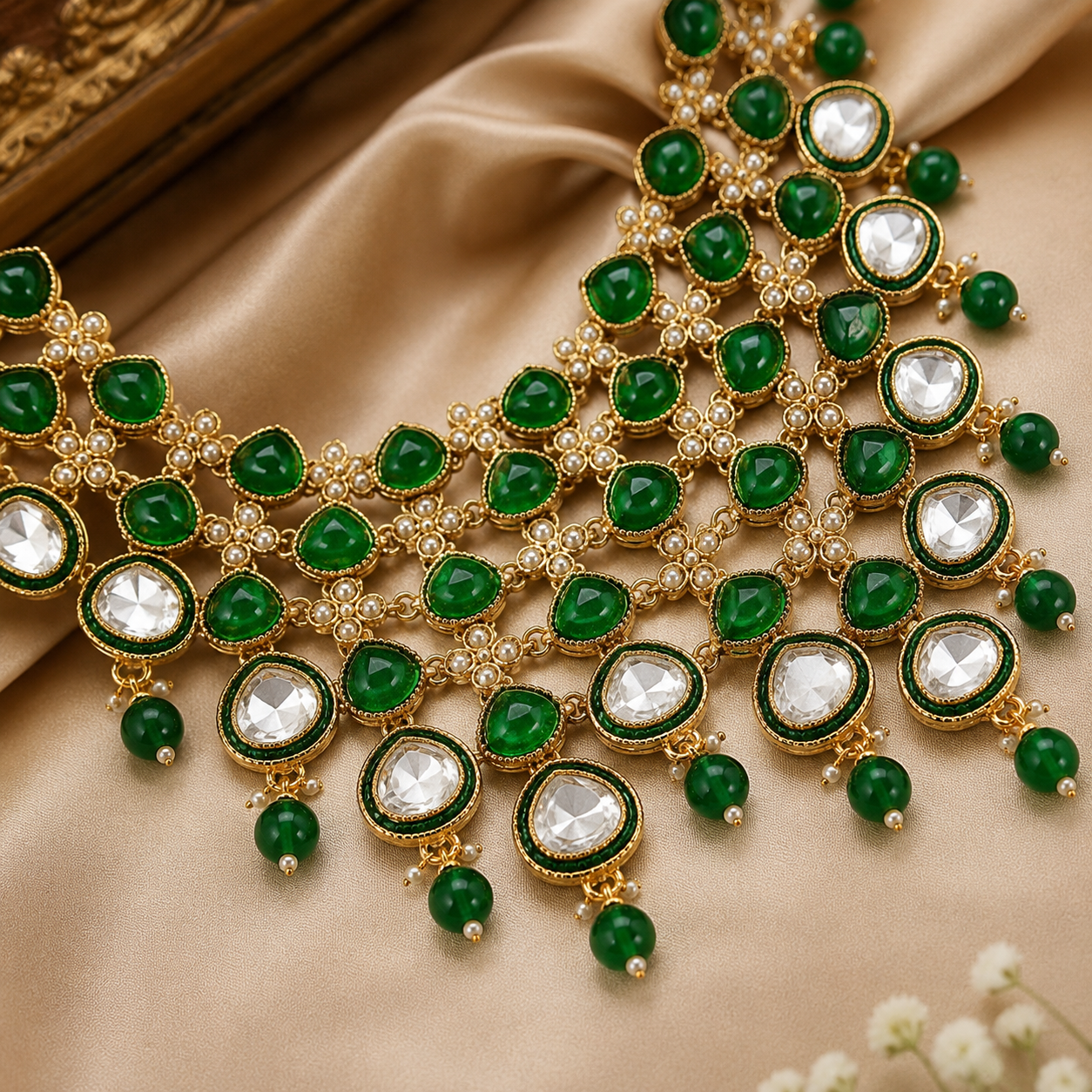 The Navrani Cascade Choker Collection by Jovera Joyce Jovera Joyce