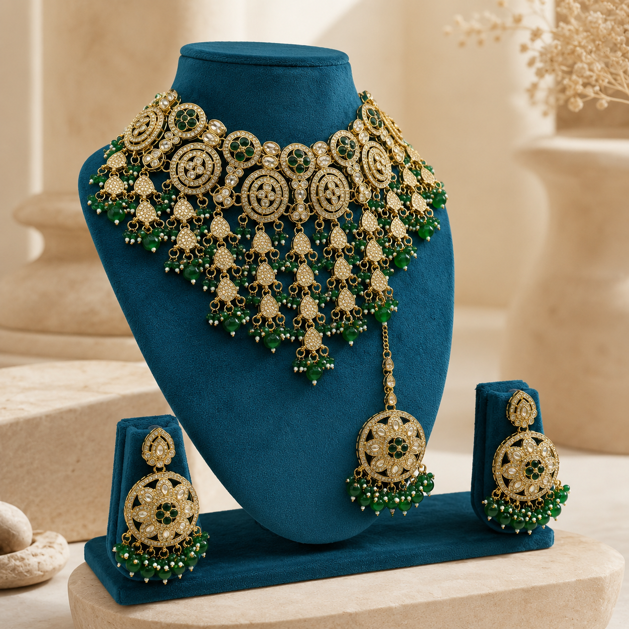 The Celestielle Gold-Plated Shadow Choker Parure by Jovera Joyce Jovera Joyce