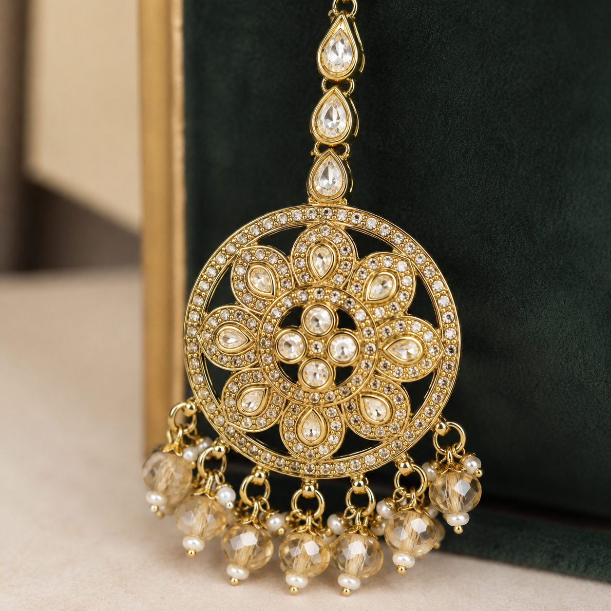 The Celestielle Gold-Plated Shadow Choker Parure by Jovera Joyce Jovera Joyce