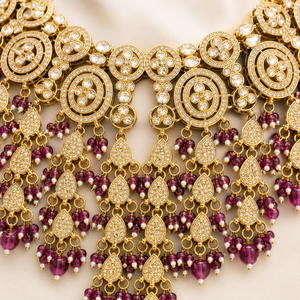 The Celestielle Gold-Plated Shadow Choker Parure by Jovera Joyce Jovera Joyce