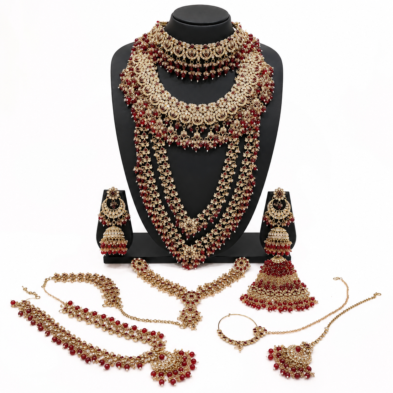 The Zareen Étoile Gold-Plated Bridal Parure by Jovera Joyce Jovera Joyce