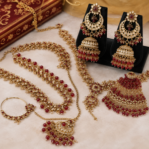 The Zareen Étoile Gold-Plated Bridal Parure by Jovera Joyce Jovera Joyce