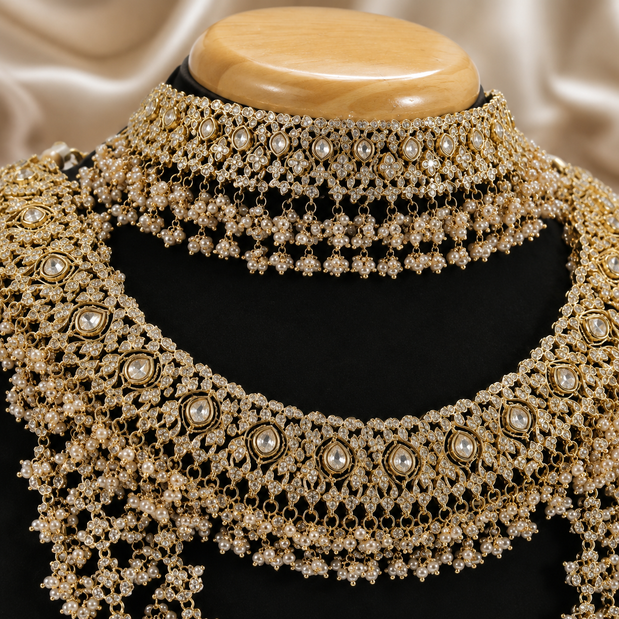 The Zareen Étoile Gold-Plated Bridal Parure by Jovera Joyce Jovera Joyce