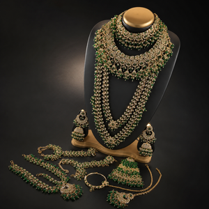 The Zareen Étoile Gold-Plated Bridal Parure by Jovera Joyce Jovera Joyce
