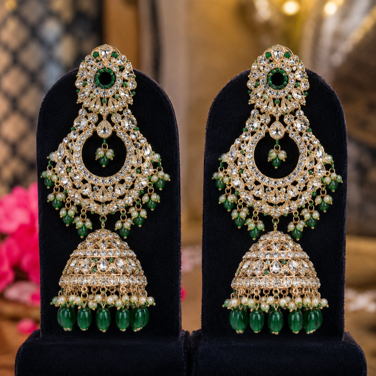 The Zareen Étoile Gold-Plated Bridal Parure by Jovera Joyce Jovera Joyce