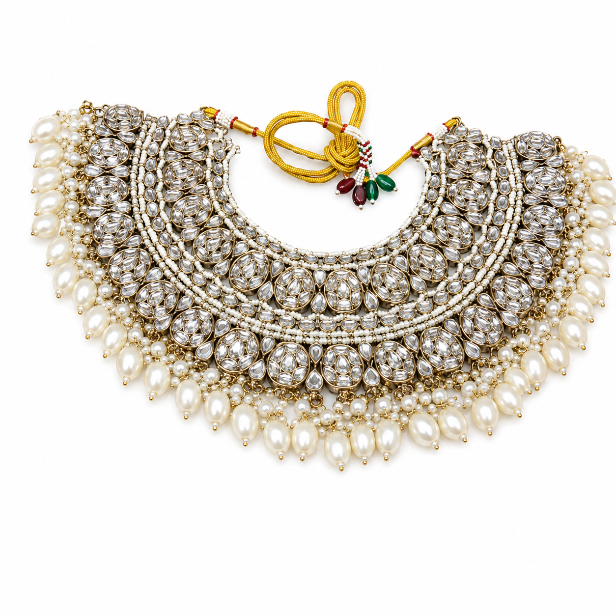 The Noor Celestia Zircon Gold-Plated Bridal Parure by Jovera Joyce Jovera Joyce