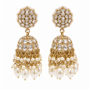 The Noor Celestia Zircon Gold-Plated Bridal Parure by Jovera Joyce Jovera Joyce