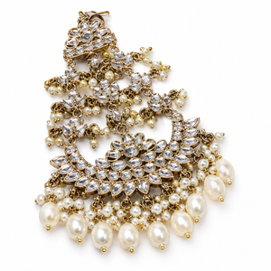 The Noor Celestia Zircon Gold-Plated Bridal Parure by Jovera Joyce Jovera Joyce