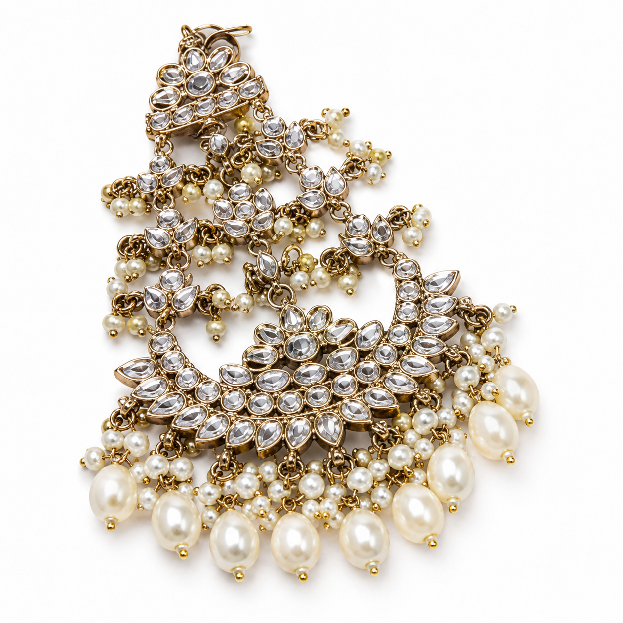 The Noor Celestia Zircon Gold-Plated Bridal Parure by Jovera Joyce Jovera Joyce