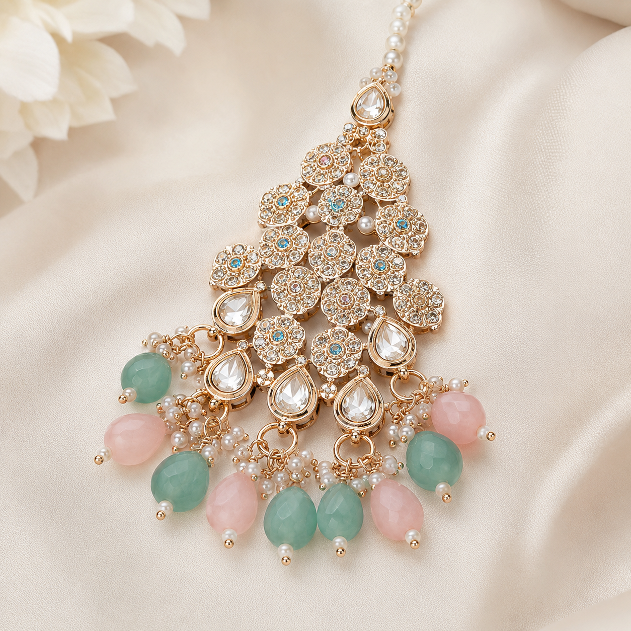 The Roselle Verdina Gold-Plated Bridal Parure by Jovera Joyce Jovera Joyce