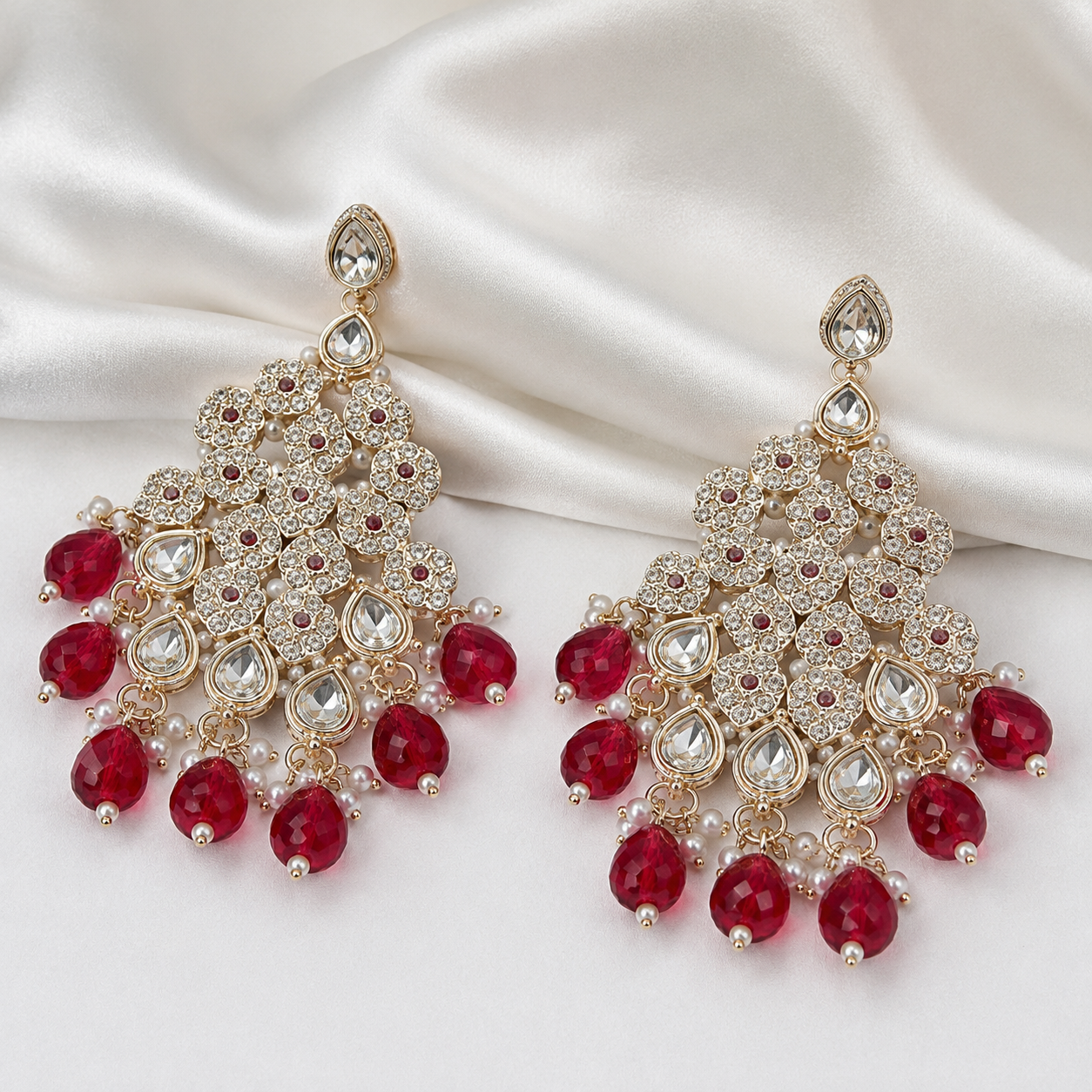 The Rubelle Éclat Gold-Plated Bridal Parure by Jovera Joyce Jovera Joyce