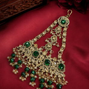 The Verdelune Gold-Plated Pearl Bridal Parure by Jovera Joyce Jovera Joyce