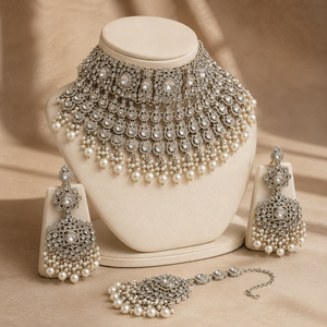 The Célestine Lumière Gold-Plated Choker Parure by Jovera Joyce Jovera Joyce