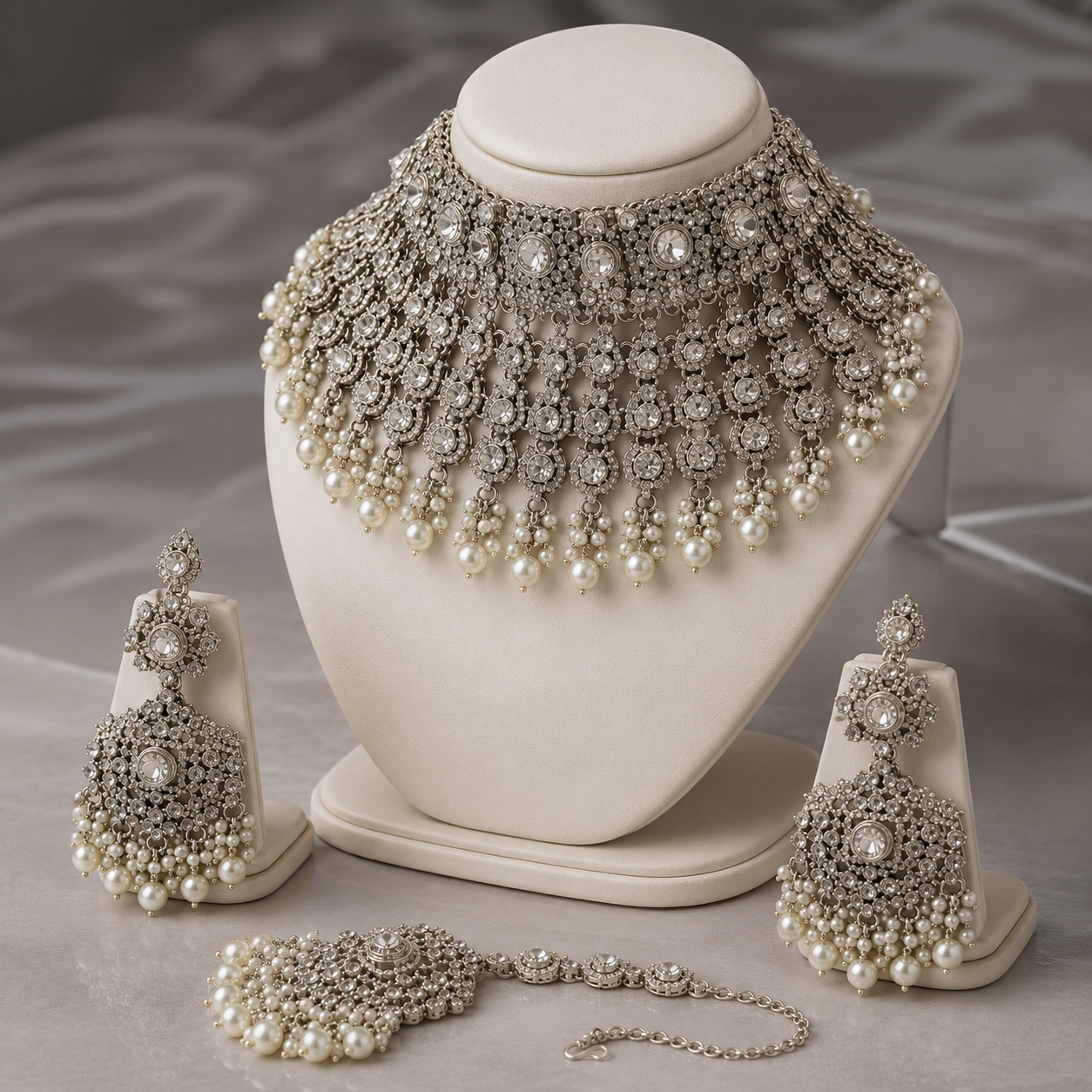 The Célestine Lumière Gold-Plated Choker Parure by Jovera Joyce Jovera Joyce